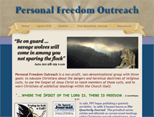 Tablet Screenshot of pfo.org